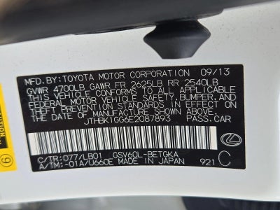 2014 Lexus ES 350 4dr Sdn