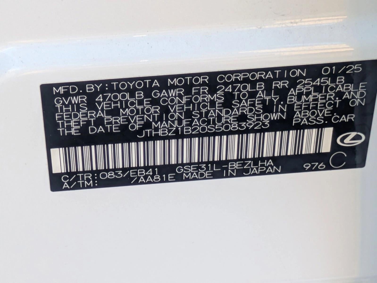 2025 Lexus IS 350 F SPORT Design RWD