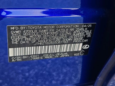 2025 Lexus IS 350 F SPORT Design RWD