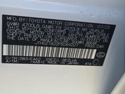 2023 Lexus IS 350 F SPORT RWD