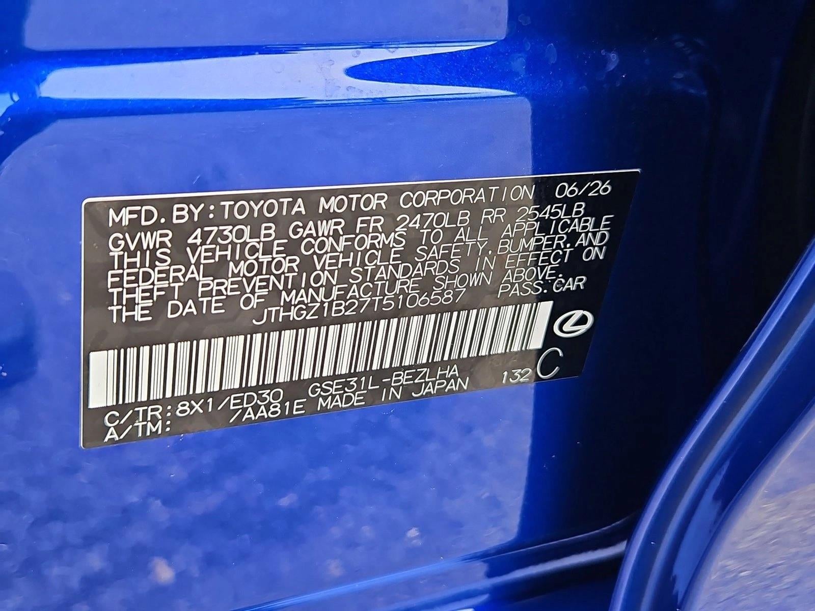 2026 Lexus IS F SPORT RWD