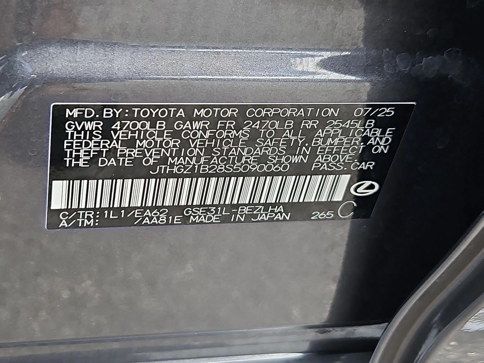 2025 Lexus IS 350 F SPORT RWD
