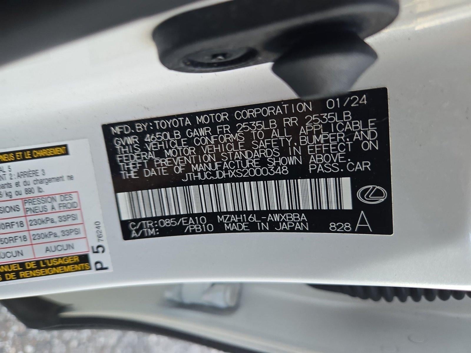 2025 Lexus UX 300h AWD