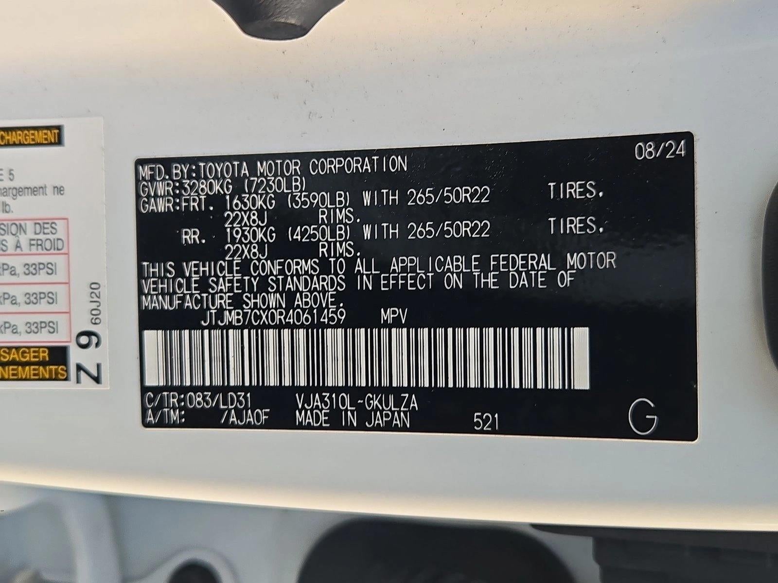 2024 Lexus LX 600 F SPORT 4WD