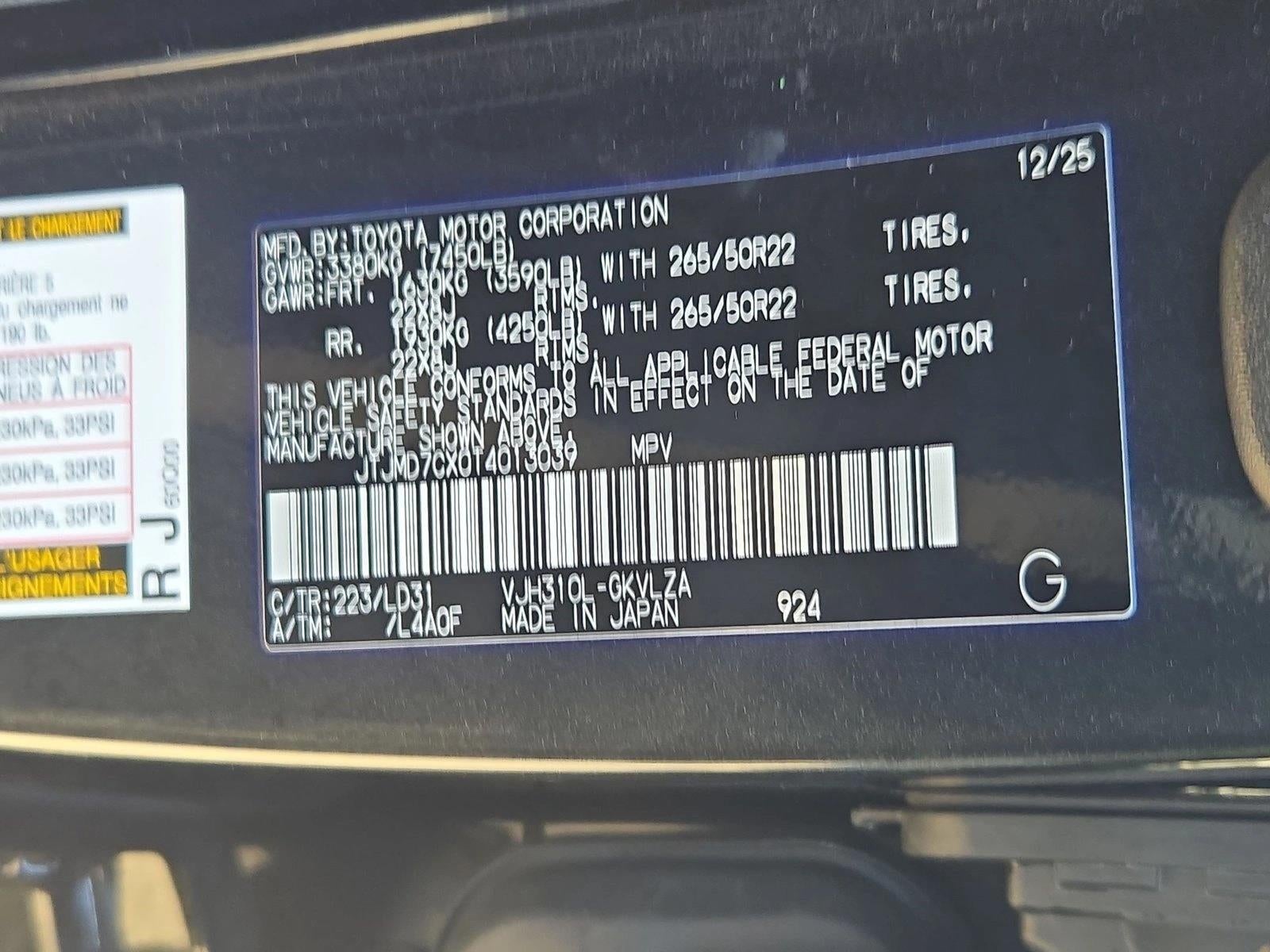2026 Lexus LX F SPORT Handling 4WD