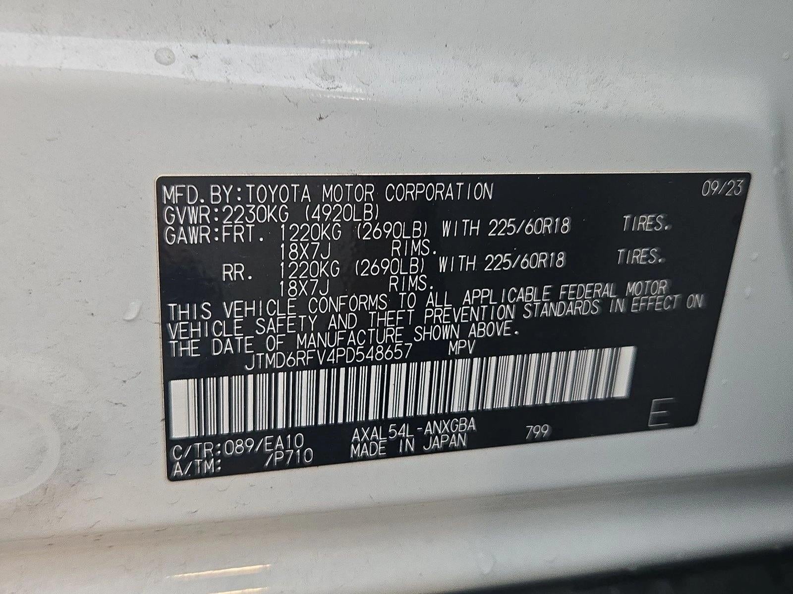 2023 Toyota RAV4 Hybrid Limited AWD (Natl)