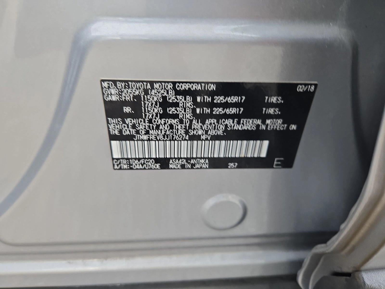 2018 Toyota RAV4 XLE FWD (GS)