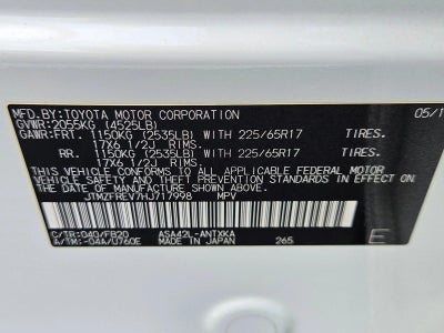 2017 Toyota RAV4 LE FWD (GS)