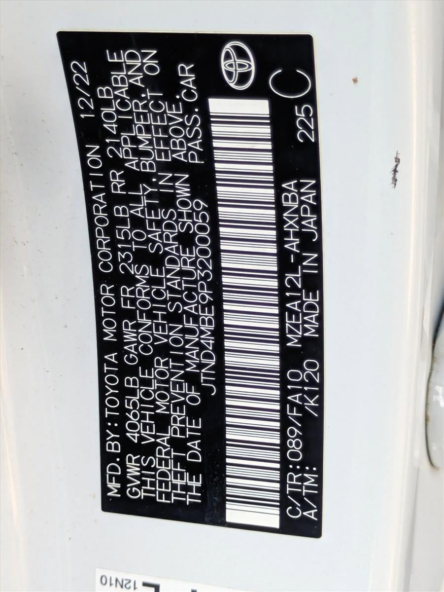 2023 Toyota Corolla Hatchback SE CVT (Natl)