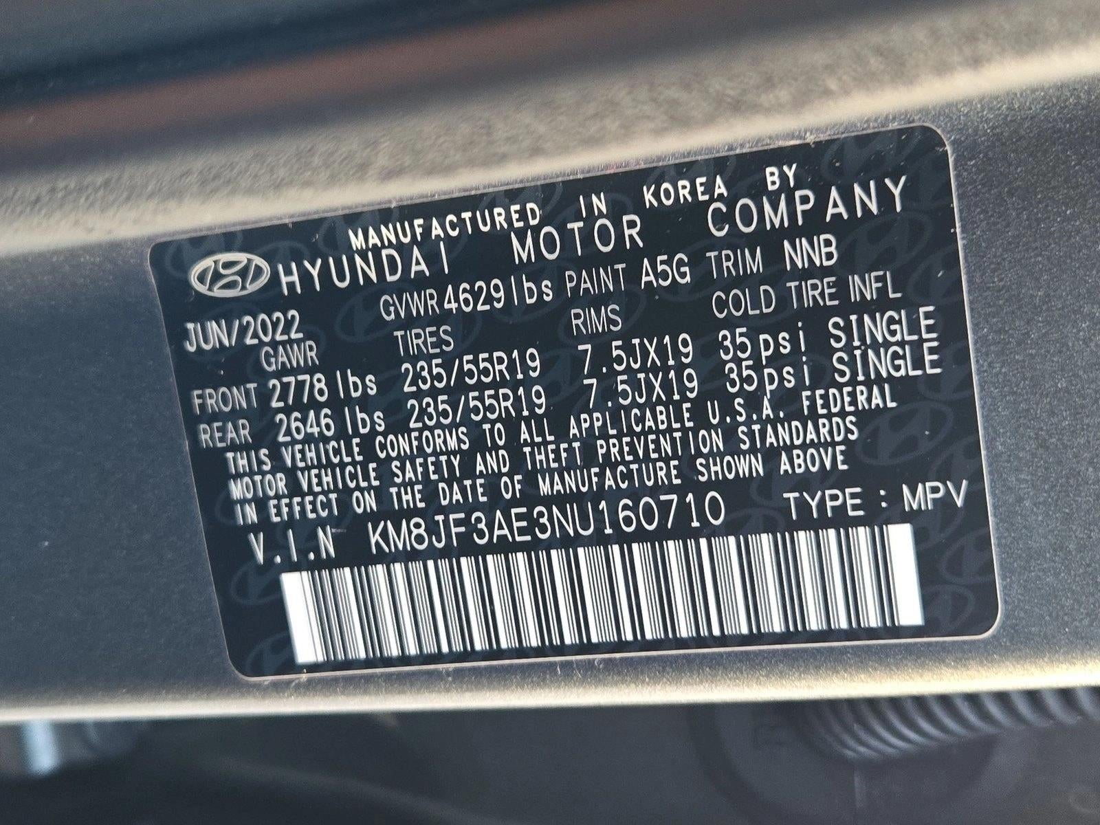 2022 Hyundai TUCSON XRT FWD