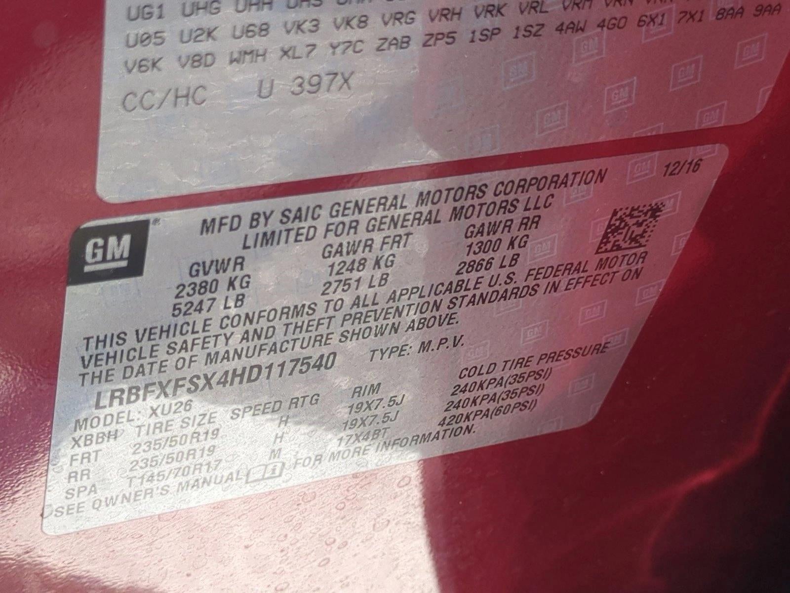 2017 Buick Envision AWD 4dr Premium II