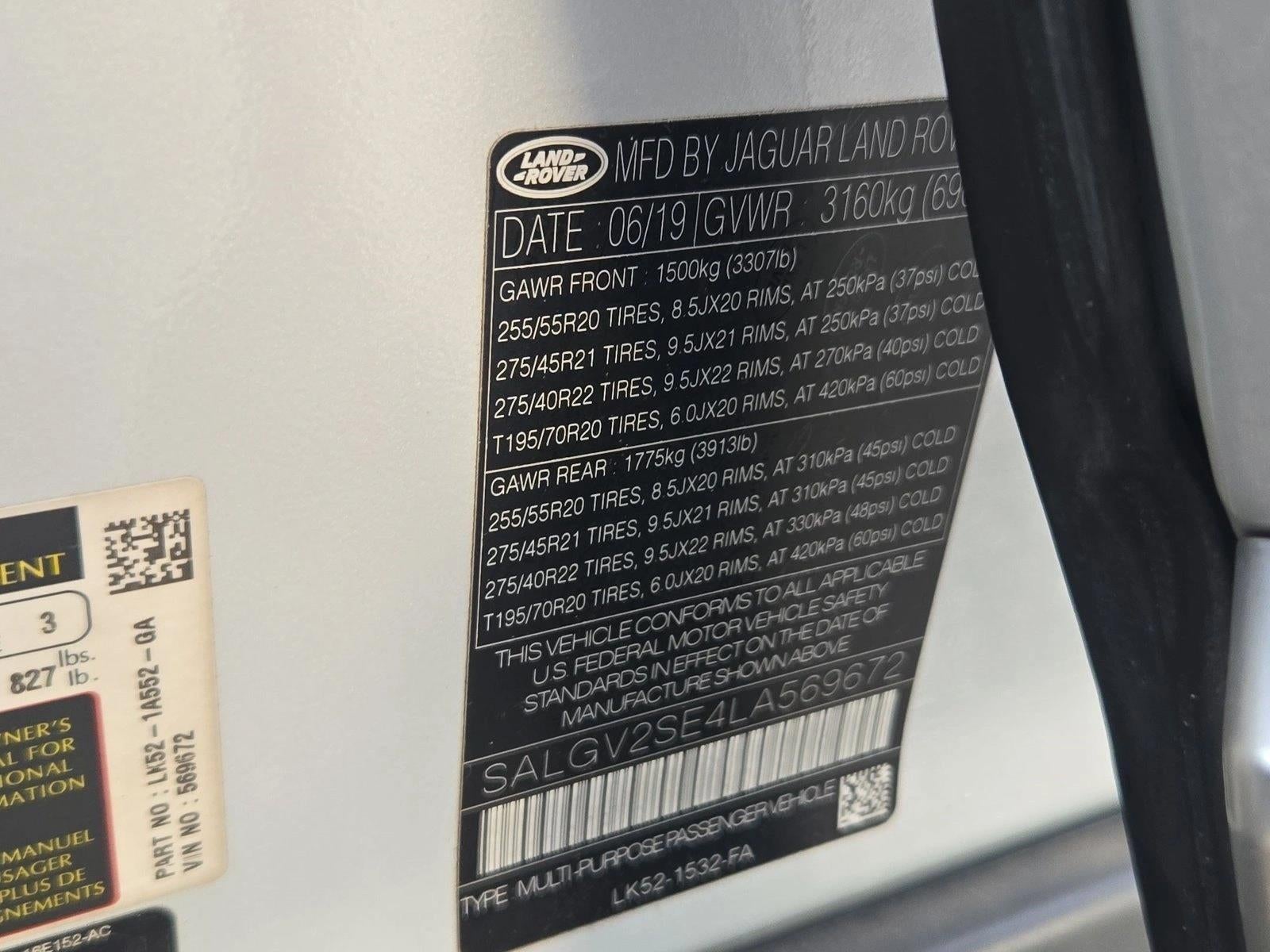 2020 Land Rover Range Rover Autobiography SWB