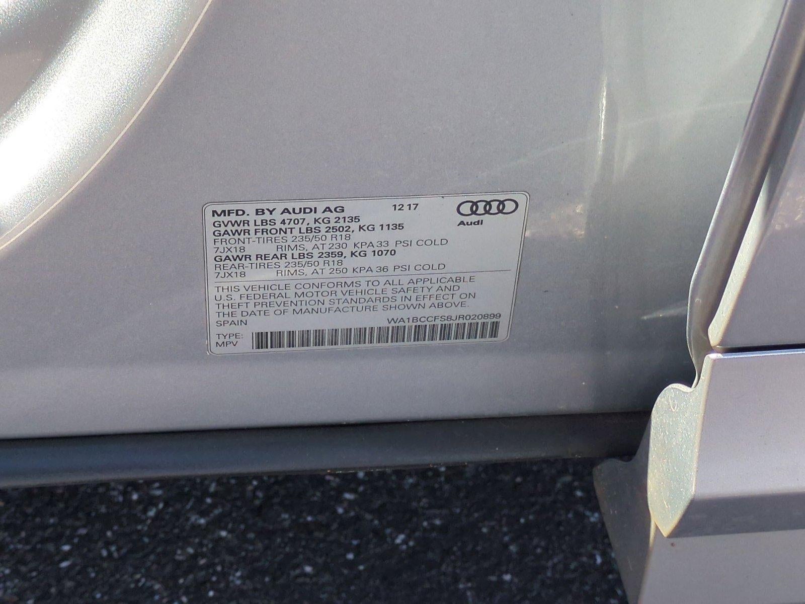 2018 Audi Q3 2.0 TFSI Premium FWD