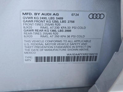 2024 Audi Q5 S line Premium Plus 45 TFSI quattro