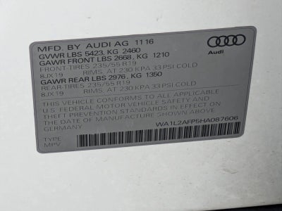 2017 Audi Q5 2.0 TFSI Premium Plus