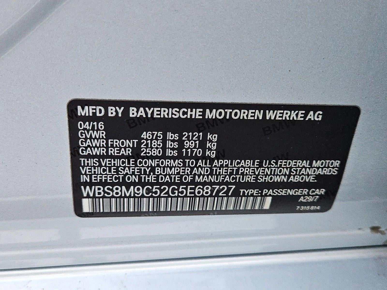 2016 BMW M3 M3 Sedan