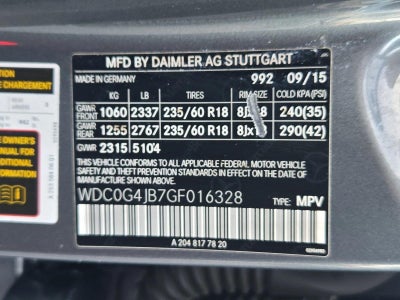2016 Mercedes-Benz GLC GLC 300 SUV