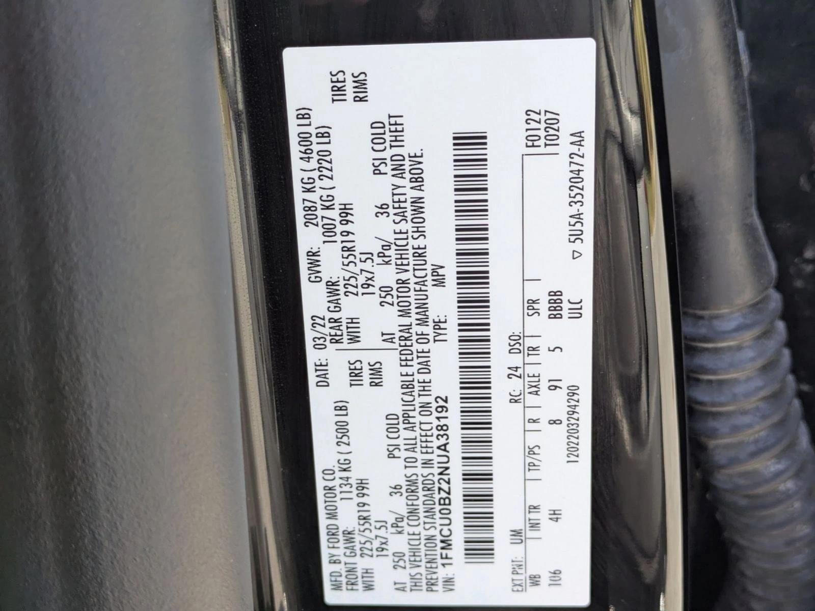 2022 Ford Escape SE Hybrid FWD