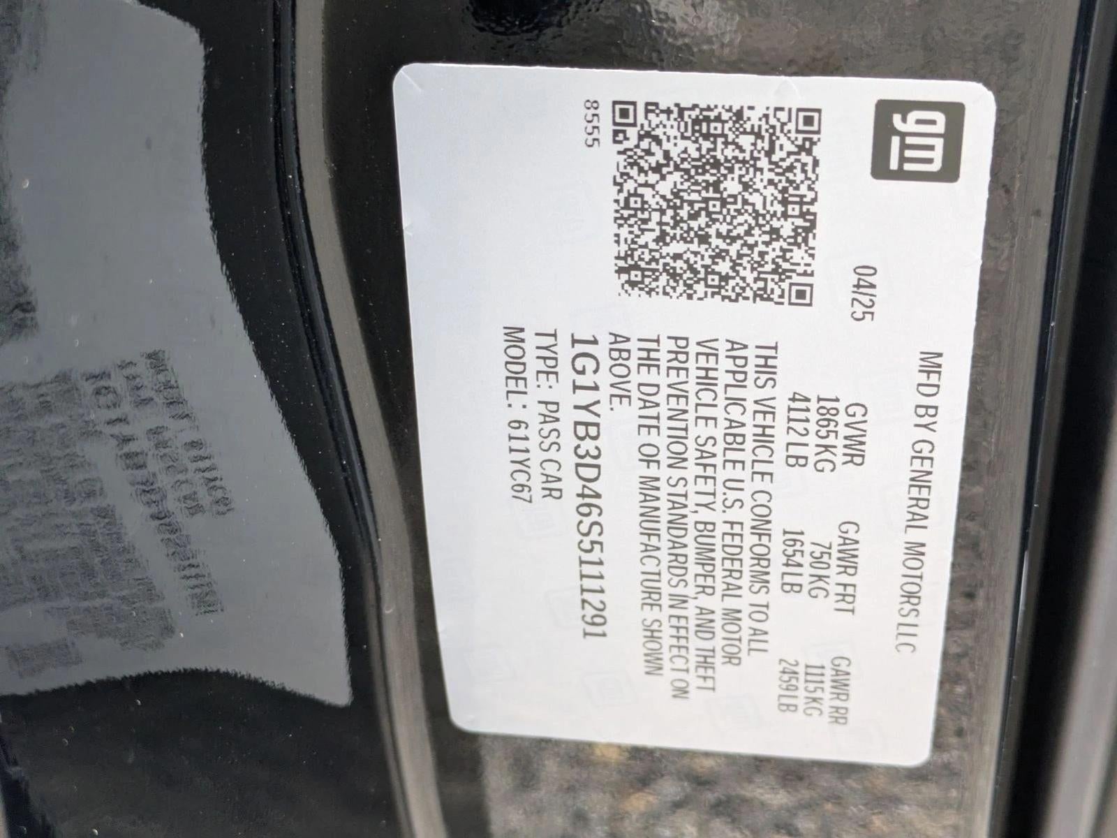 2025 Chevrolet Corvette Stingray Convertible 2LT