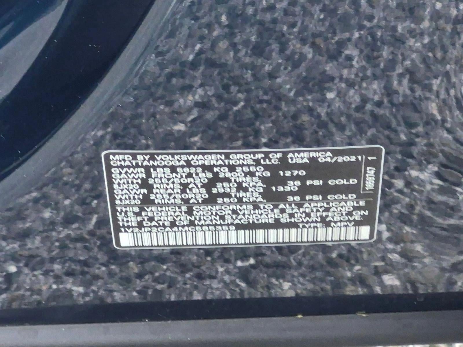 2021 Volkswagen Atlas 2.0T SE w/Technology FWD *Ltd Avail*
