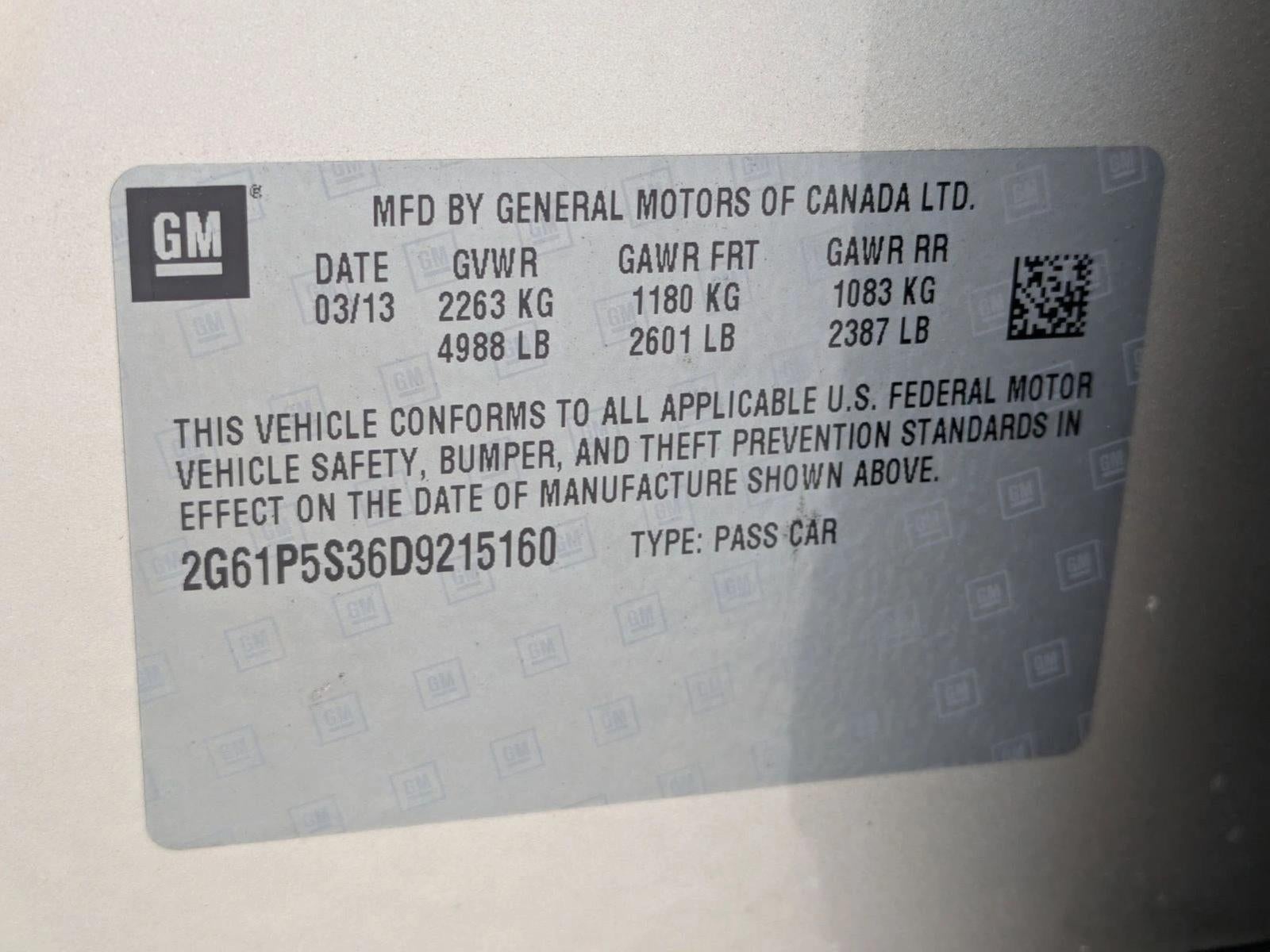 2013 Cadillac XTS 3.6L V6 FWD Luxury