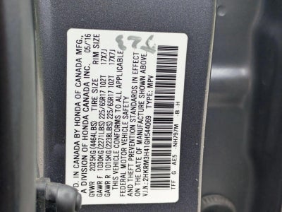 2016 Honda CR-V SE 2WD
