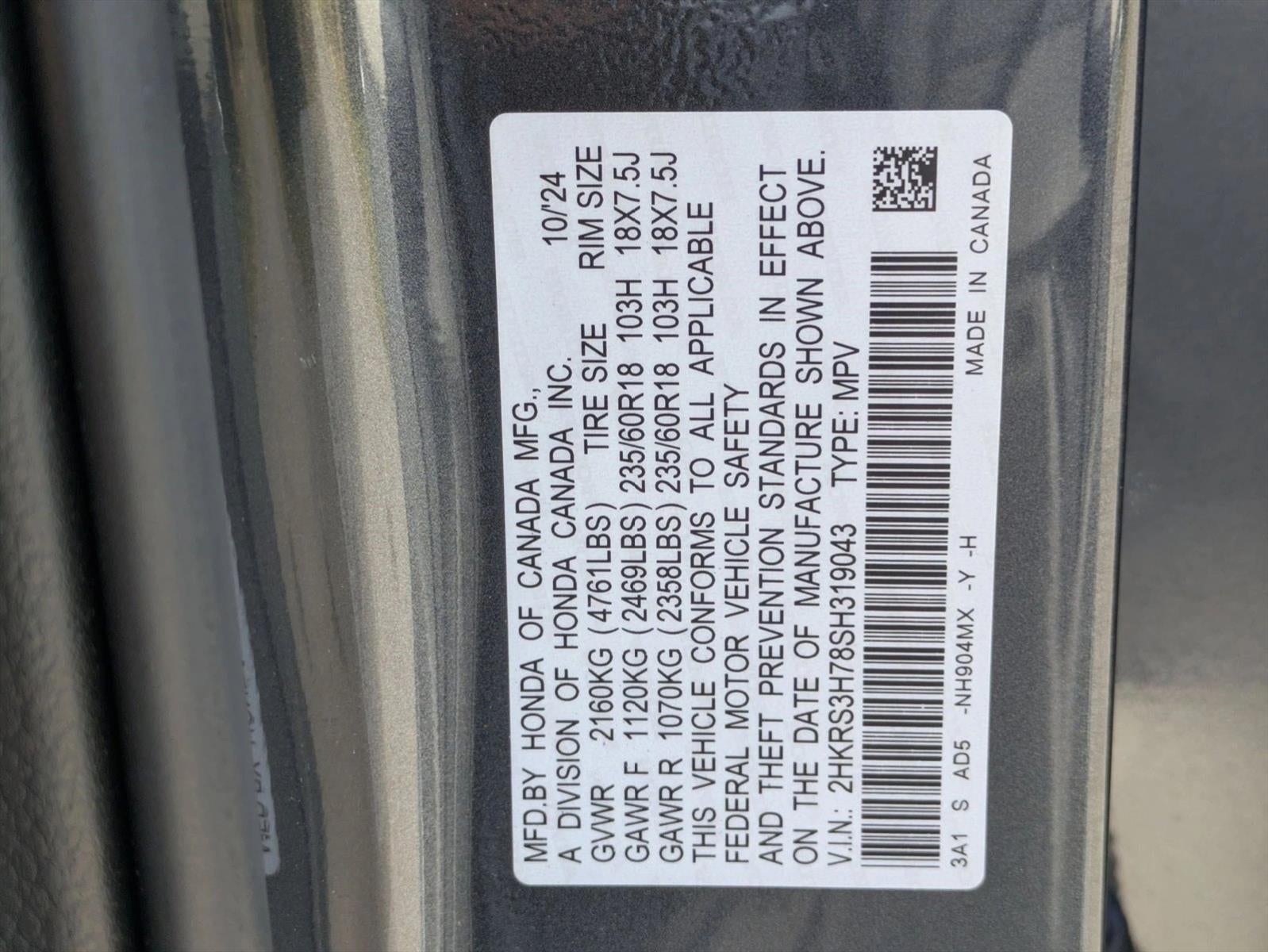 2025 Honda CR-V EX-L 2WD