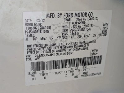 2013 Lincoln MKX 4dr Wgn 3.7L V6 FWD