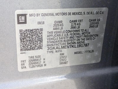 2019 GMC Terrain FWD SLE