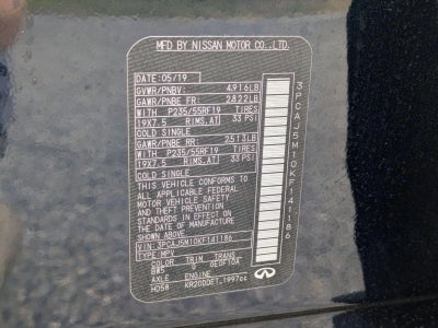 2019 INFINITI QX50 LUXE FWD