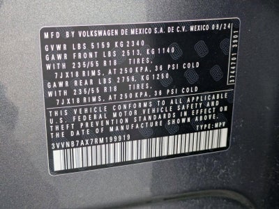 2024 Volkswagen Tiguan 2.0T SE FWD