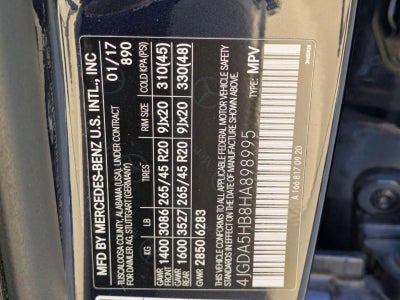 2017 Mercedes-Benz GLE GLE 350 4MATIC® SUV