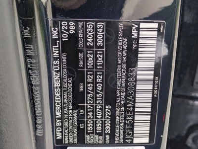 2021 Mercedes-Benz GLS GLS 450 4MATIC® SUV
