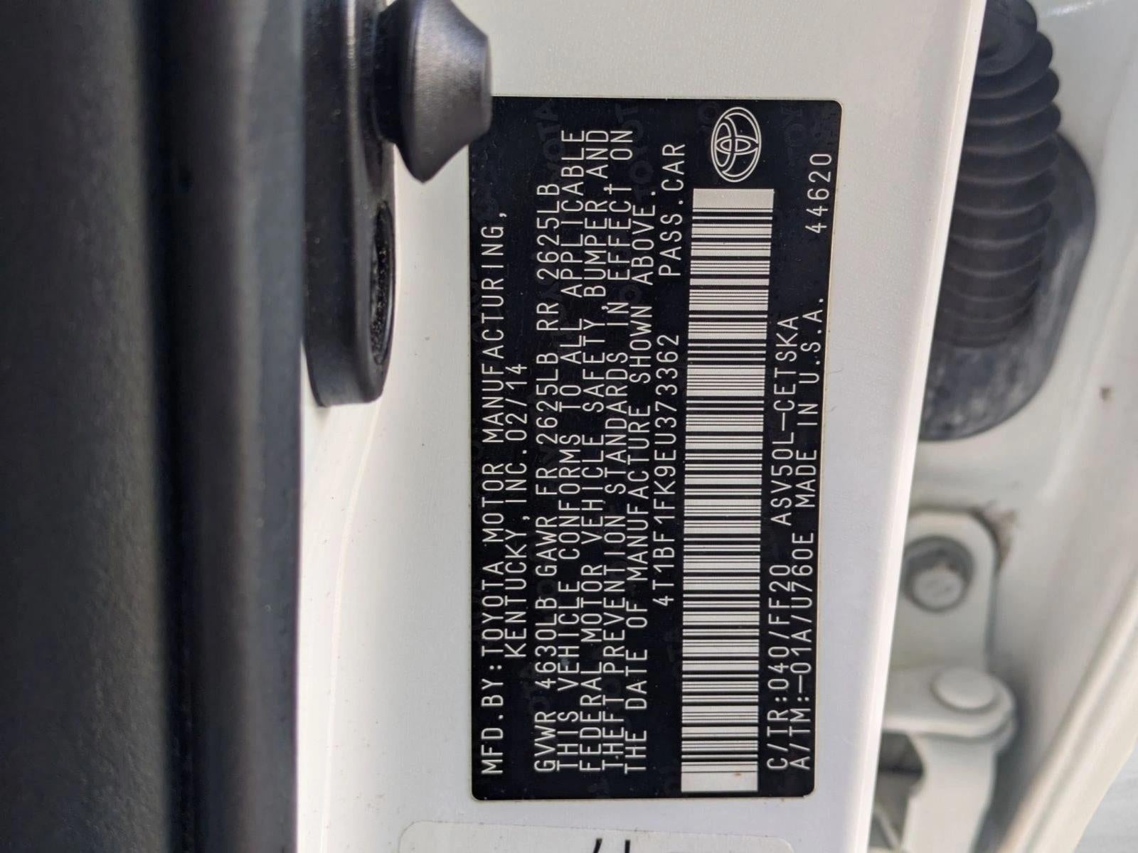 2014 Toyota Camry 4dr Sdn I4 Auto SE (Natl) *Ltd Avail*