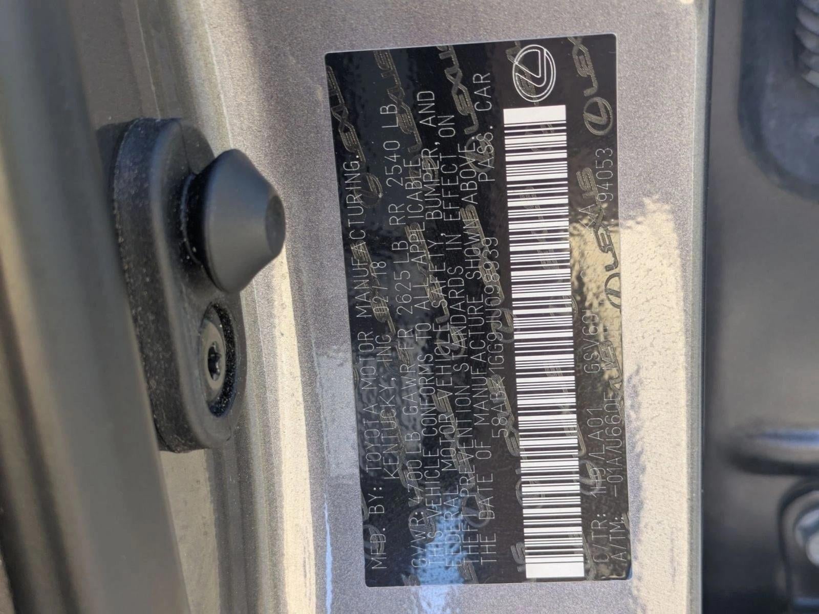 2018 Lexus ES 350 FWD