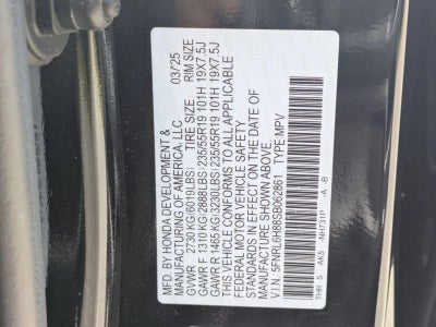 2025 Honda Odyssey Touring Auto