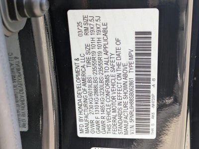 2025 Honda Odyssey Touring Auto