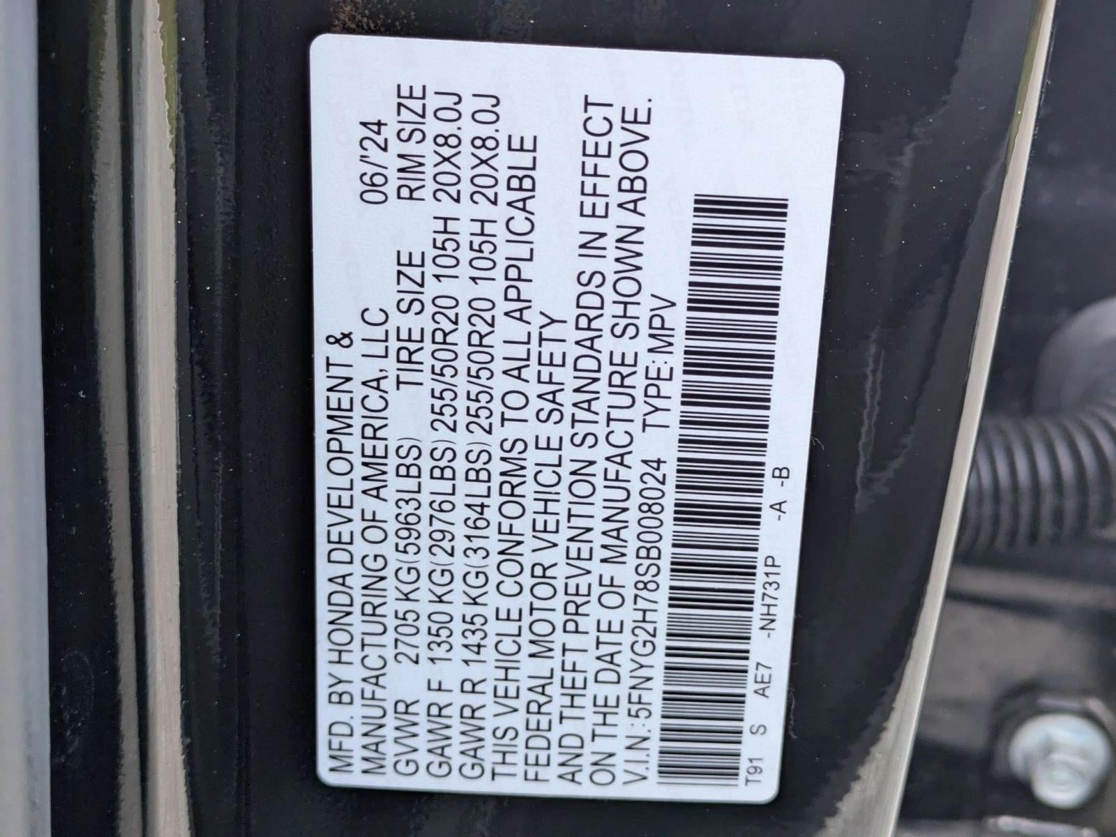 2025 Honda Pilot Touring 2WD