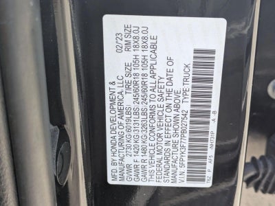 2023 Honda Ridgeline RTL-E AWD
