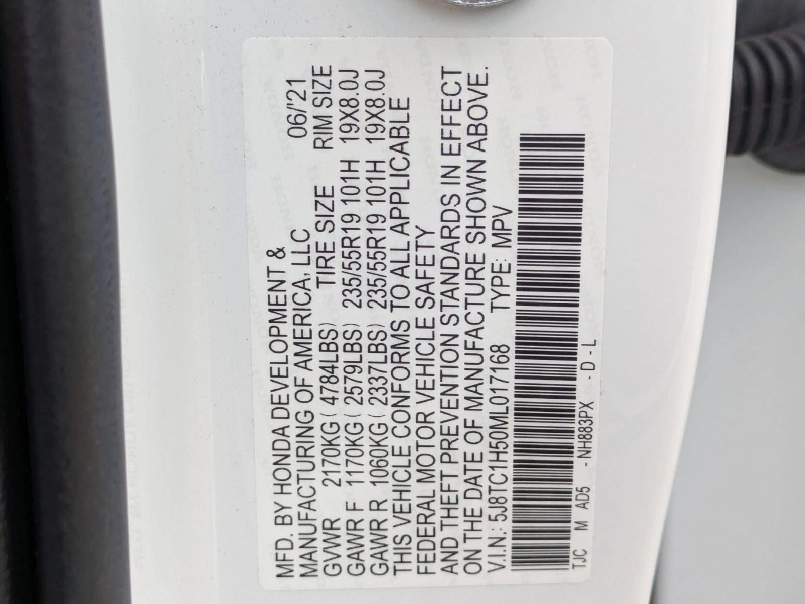 2021 Acura RDX FWD w/Technology Package