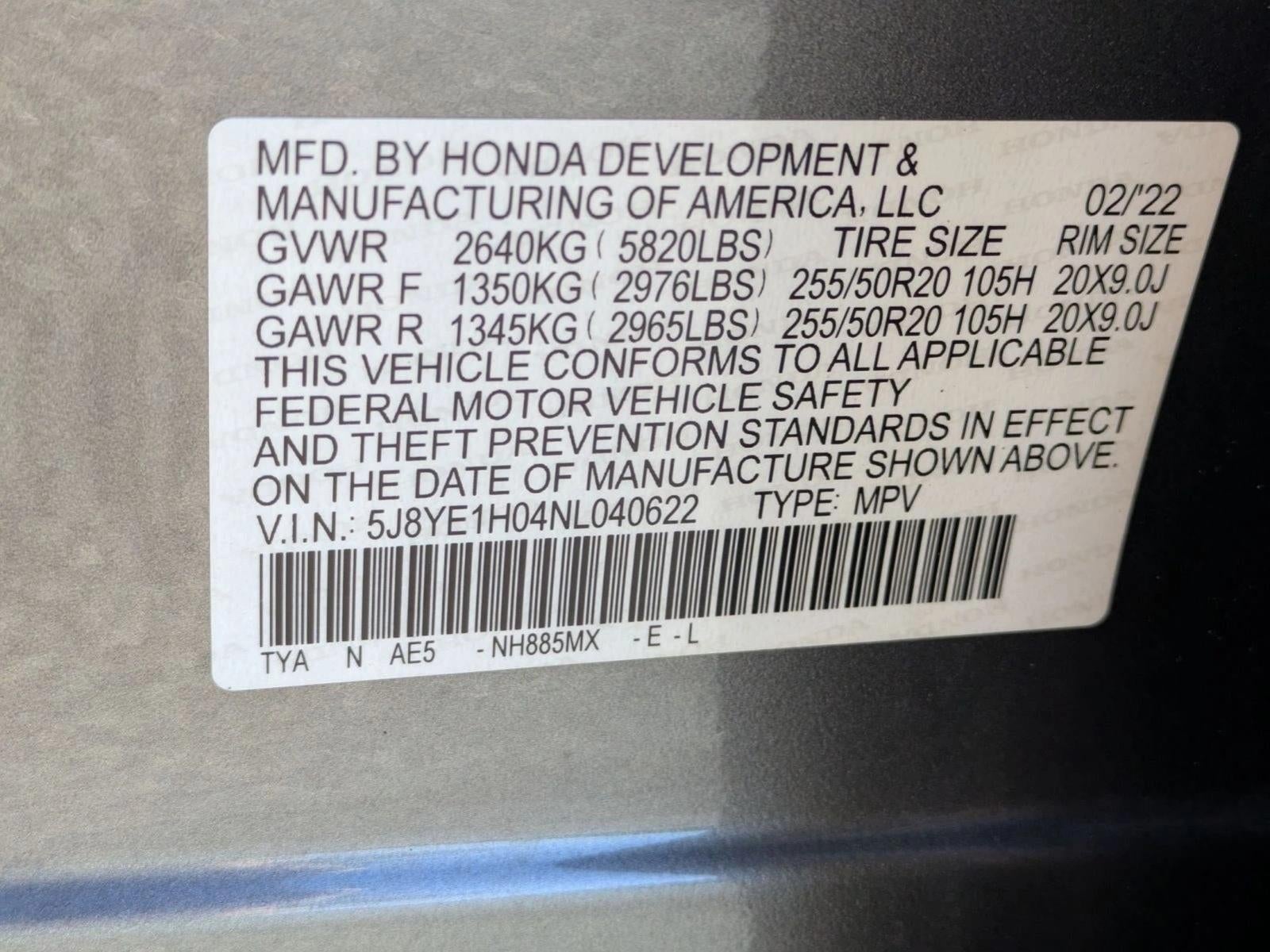 2022 Acura MDX SH-AWD w/A-Spec Package