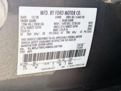 2021 Lincoln Aviator Reserve RWD