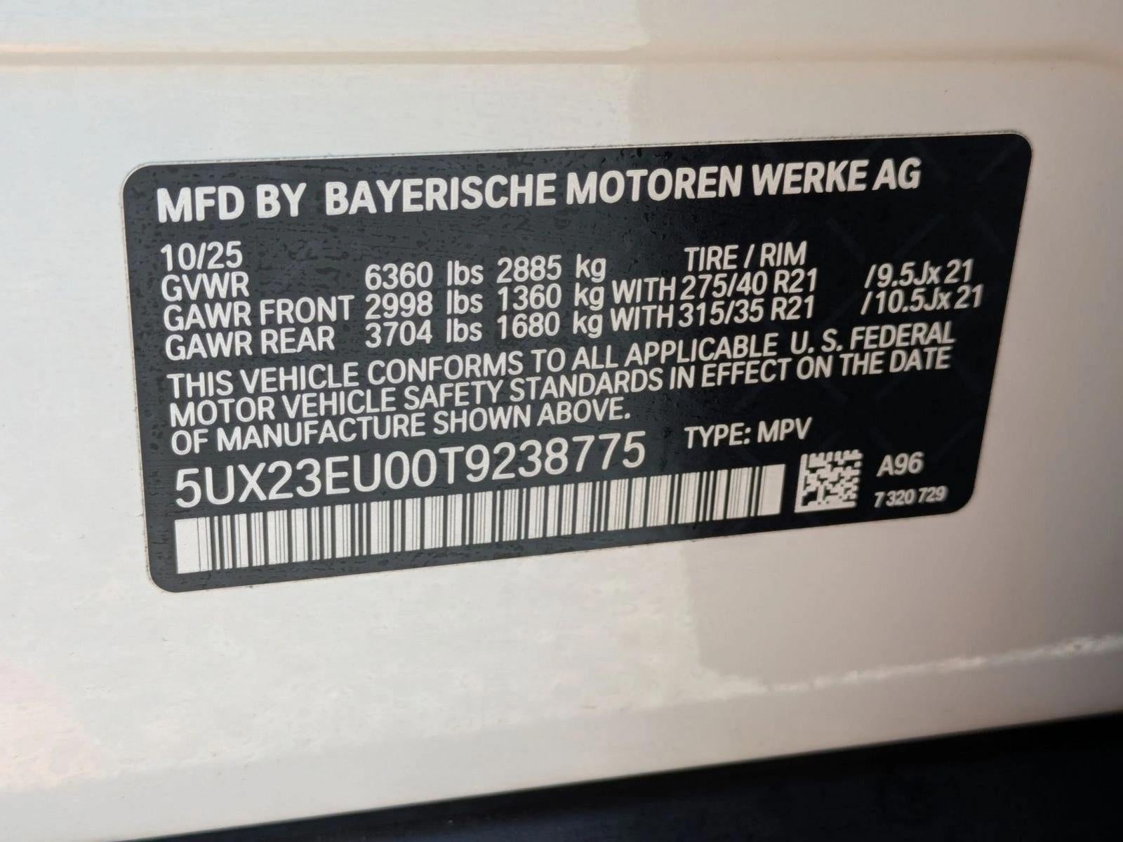 2026 BMW X5 xDrive40i Sports Activity Vehicle