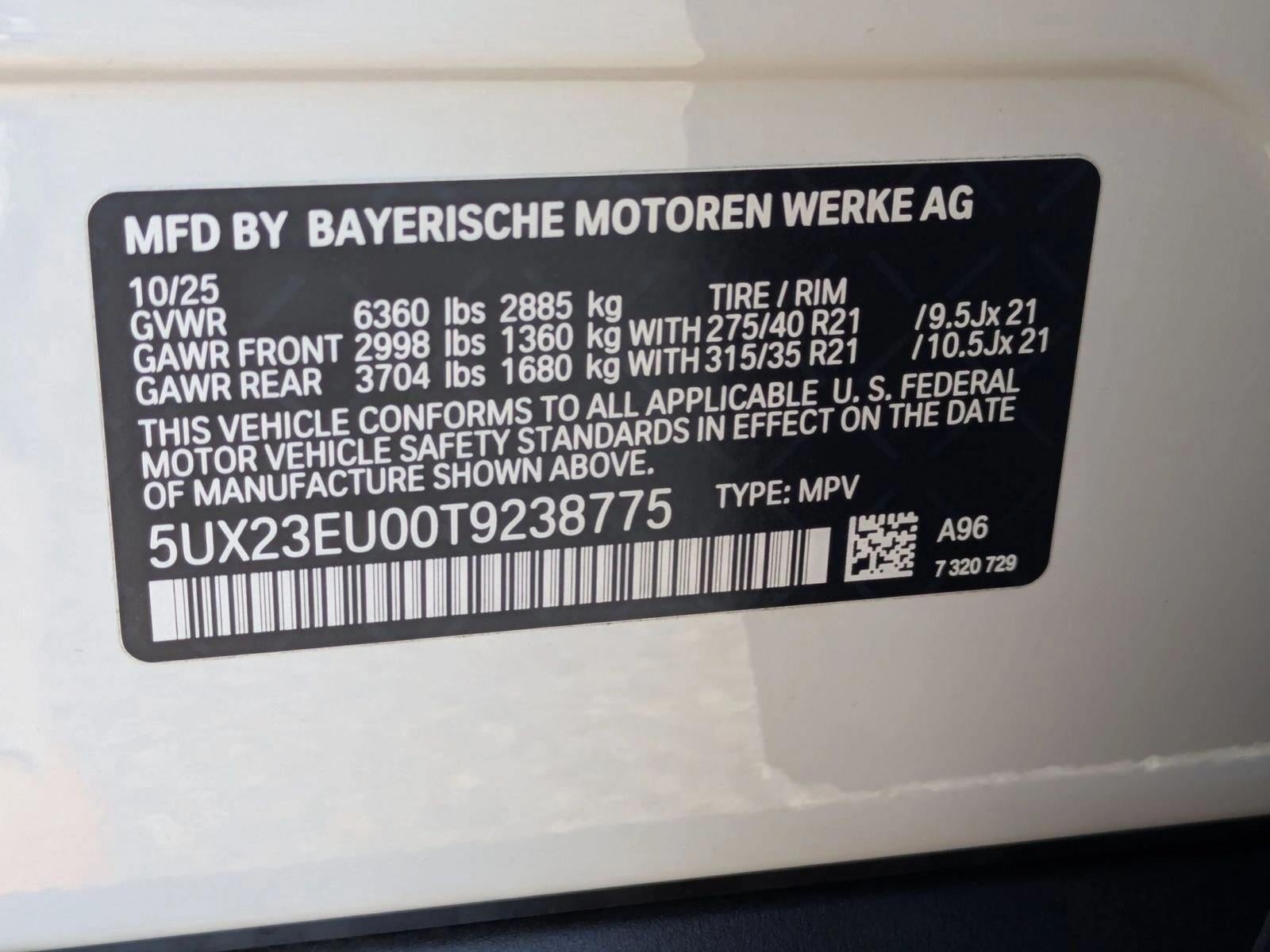 2026 BMW X5 xDrive40i Sports Activity Vehicle