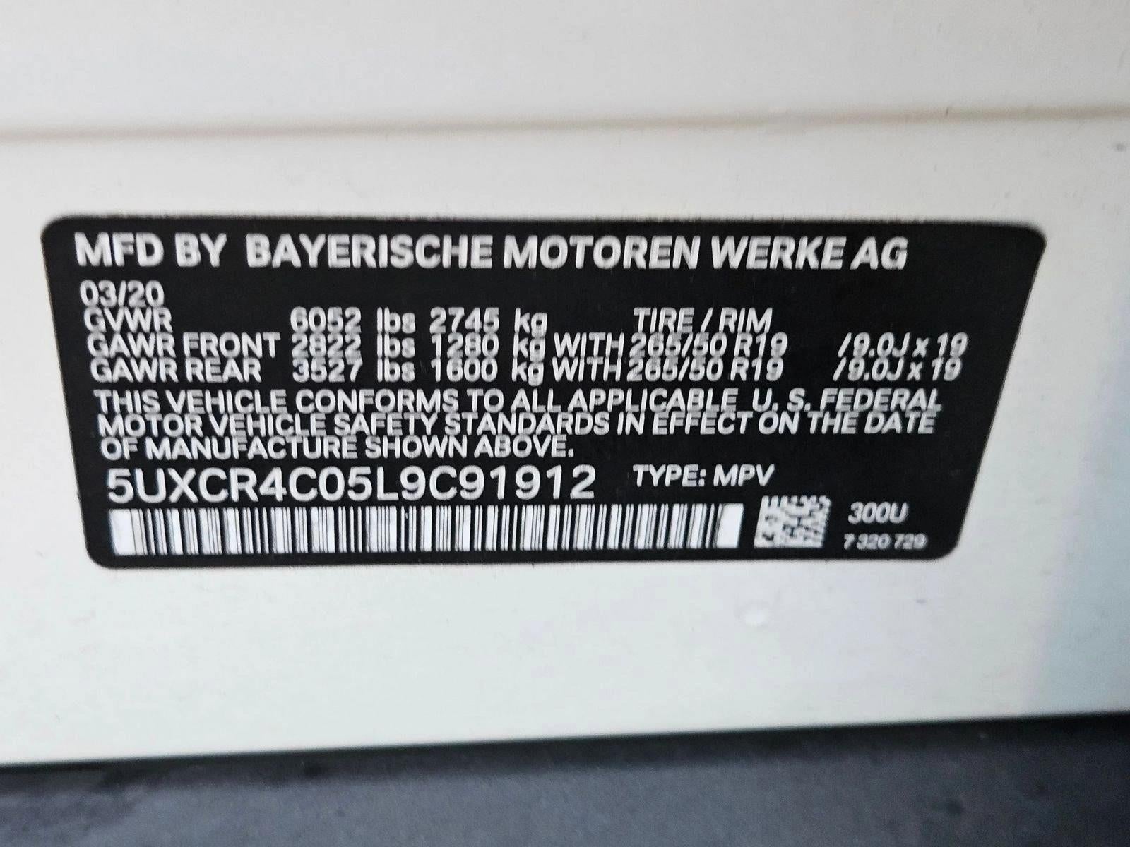 2020 BMW X5 sDrive40i Sports Activity Vehicle