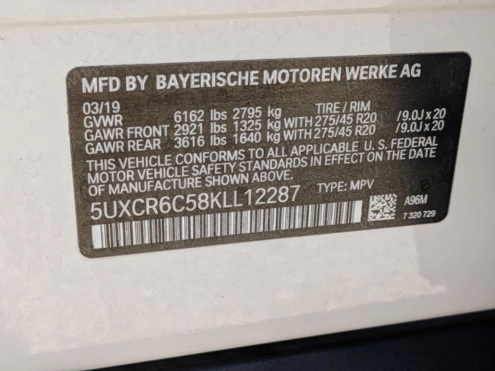 2019 BMW X5 xDrive40i Sports Activity Vehicle