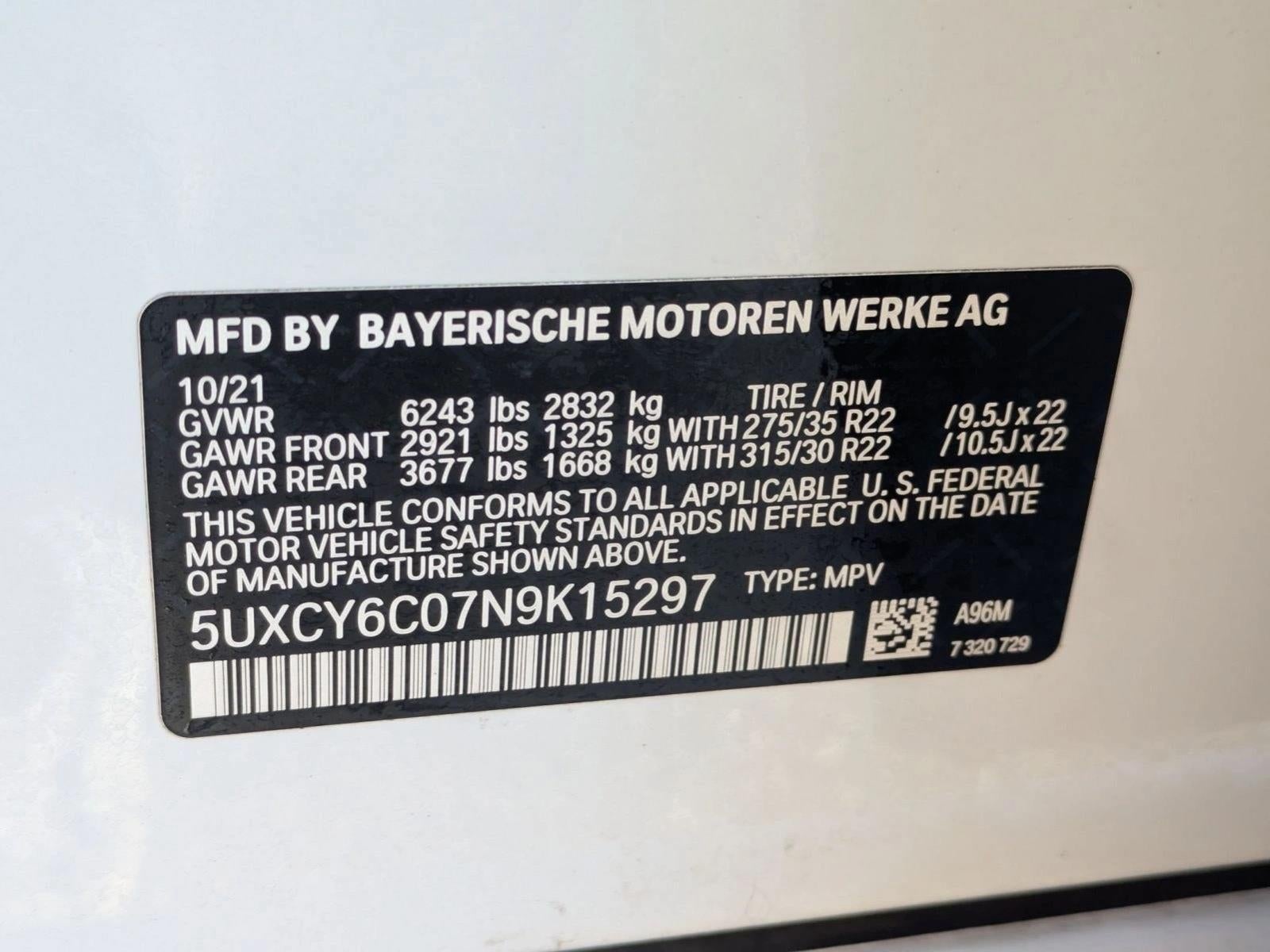 2022 BMW X6 xDrive40i Sports Activity Coupe
