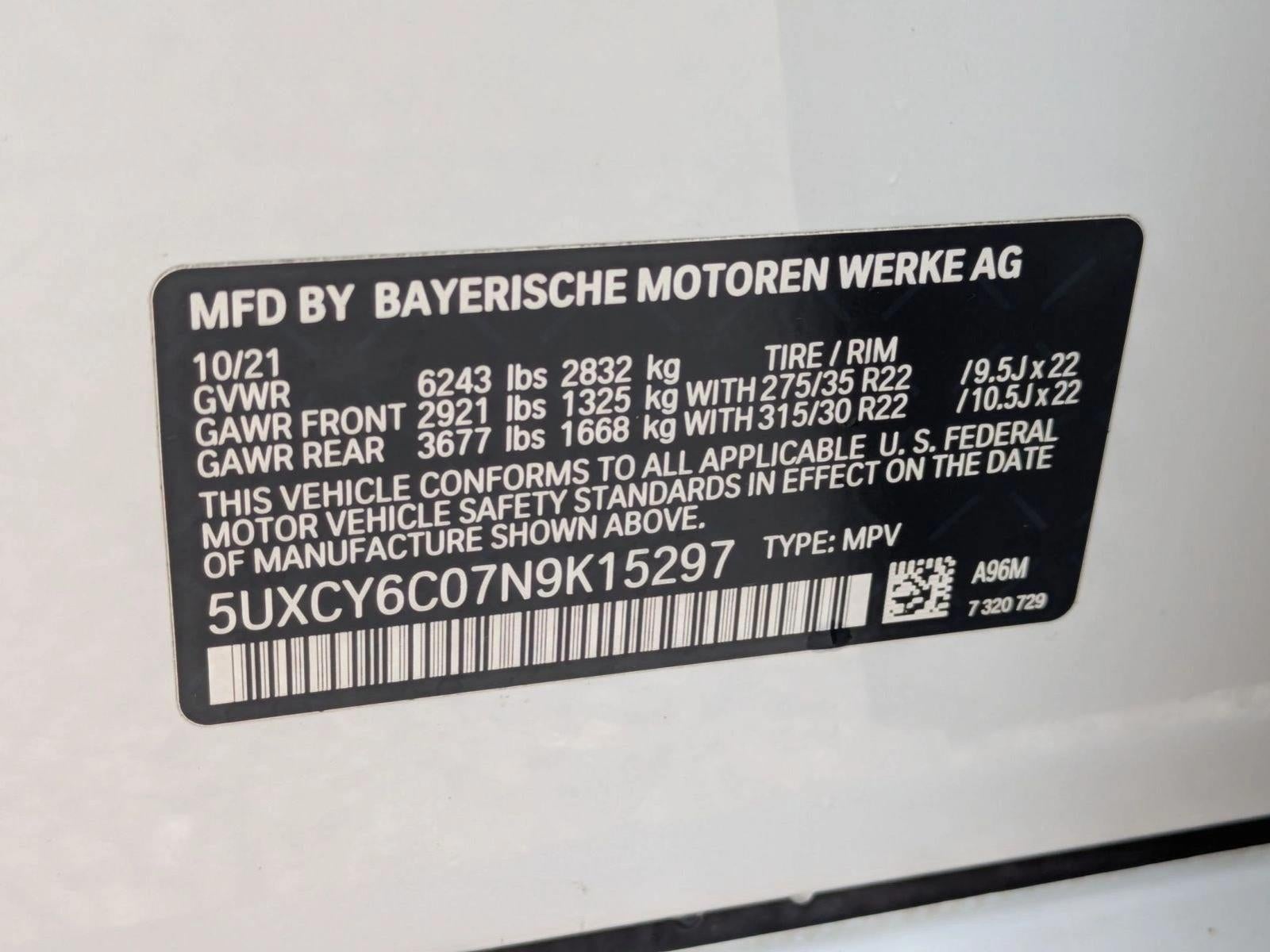 2022 BMW X6 xDrive40i Sports Activity Coupe