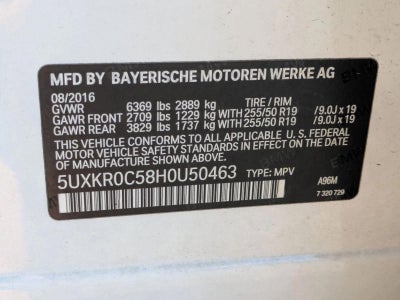 2017 BMW X5 xDrive35i Sports Activity Vehicle