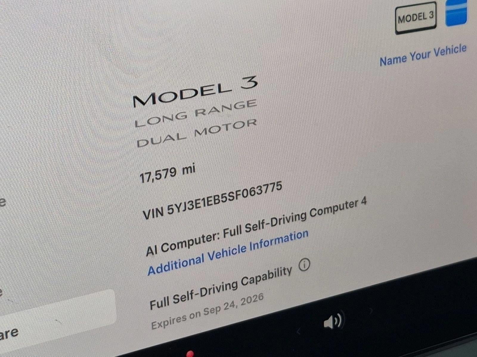 2025 Tesla Model 3 Long Range AWD